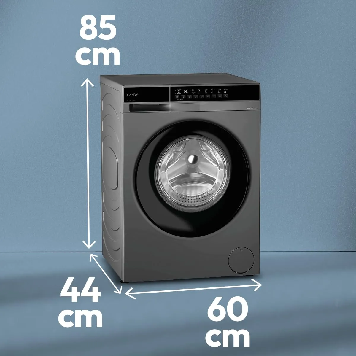 Candy Easy Pro Lavatrice Slim 7 Kg, Classe A-15%, Antracite - immagine 11