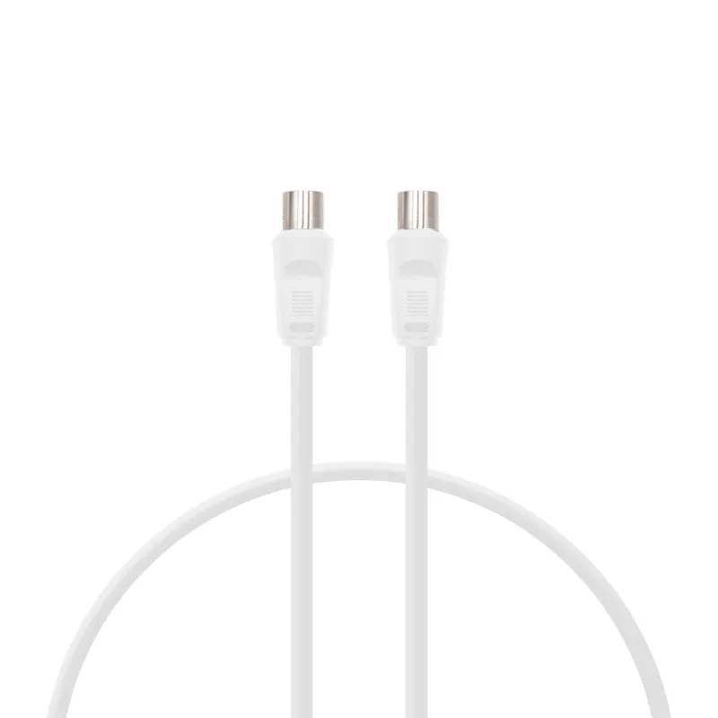 Cavo coassiale PcCom Essential 3C-2V 9,5 mm maschio / 9,5 mm femmina 0,5 m bianco - immagine 1
