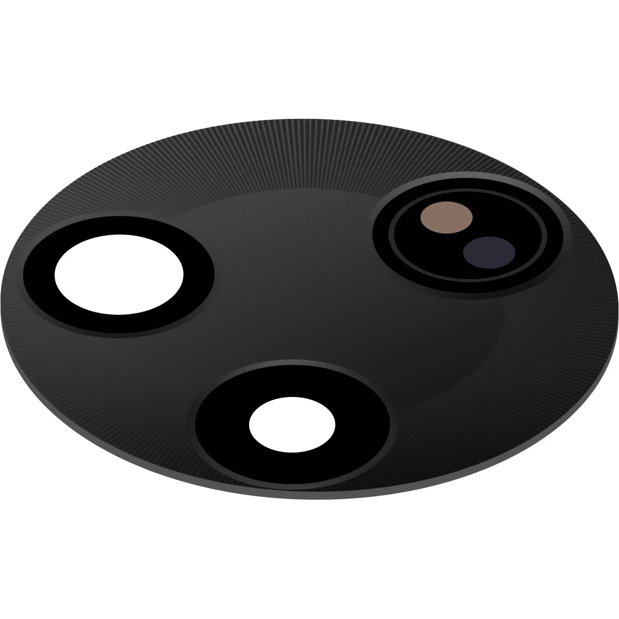 Vetro Fotocamera Posteriore Xiaomi Poco F7 Pro, Nero - immagine 1