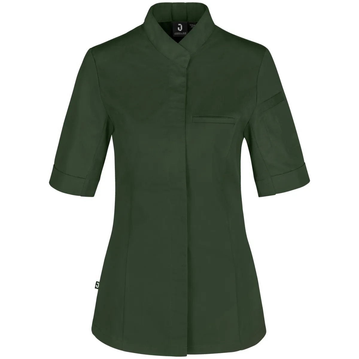 JOBELINE Giacca da cuoca Marco maniche corte; Taglia 54; verde scuro - immagine 1