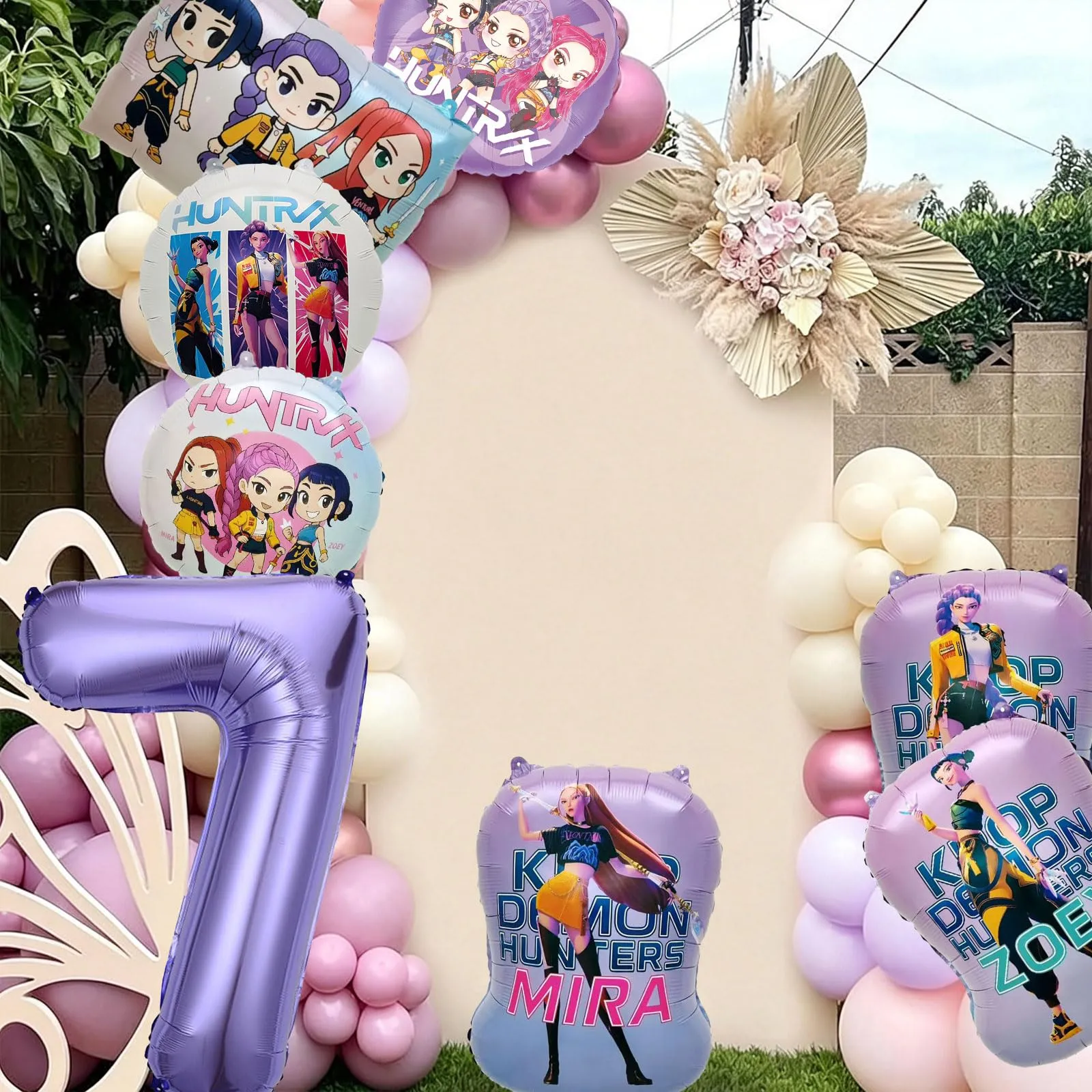 8pcs Kop Demo Huntr Palloncini in Alluminio per Elio, Decorazione Festiva per Compleanni e Feste per Bambini - immagine 5