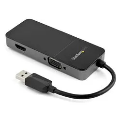 Cavo adattatore Convertitore Usb 3.0 a Hdmi e Vga Black USB32HDVGA - immagine 1