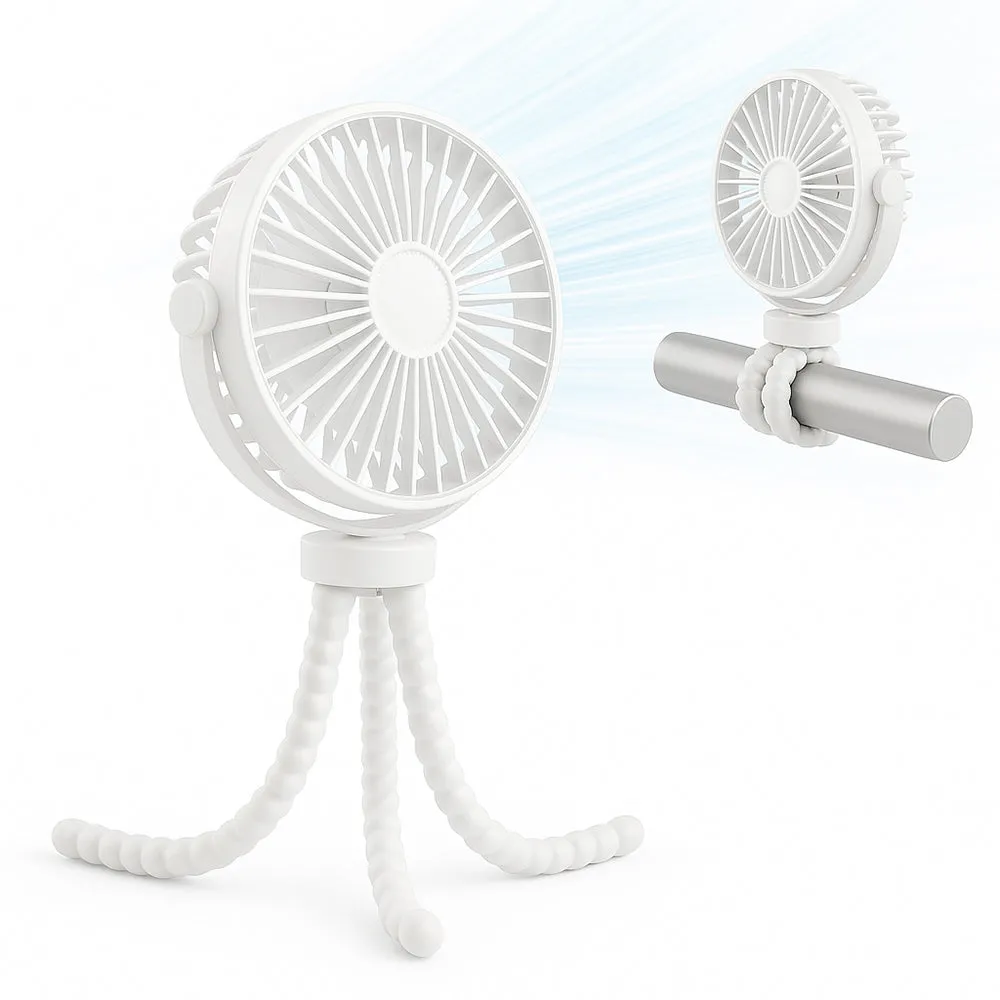 Ventilatore Portatile Techsuit VP1, Bianco - immagine 1