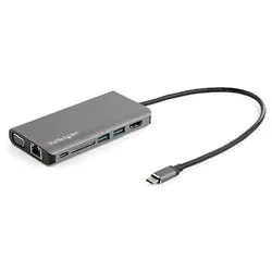 HUB 9 in 1 Mini Dock Usb C Grigio DKT30CHVAUSP - immagine 1