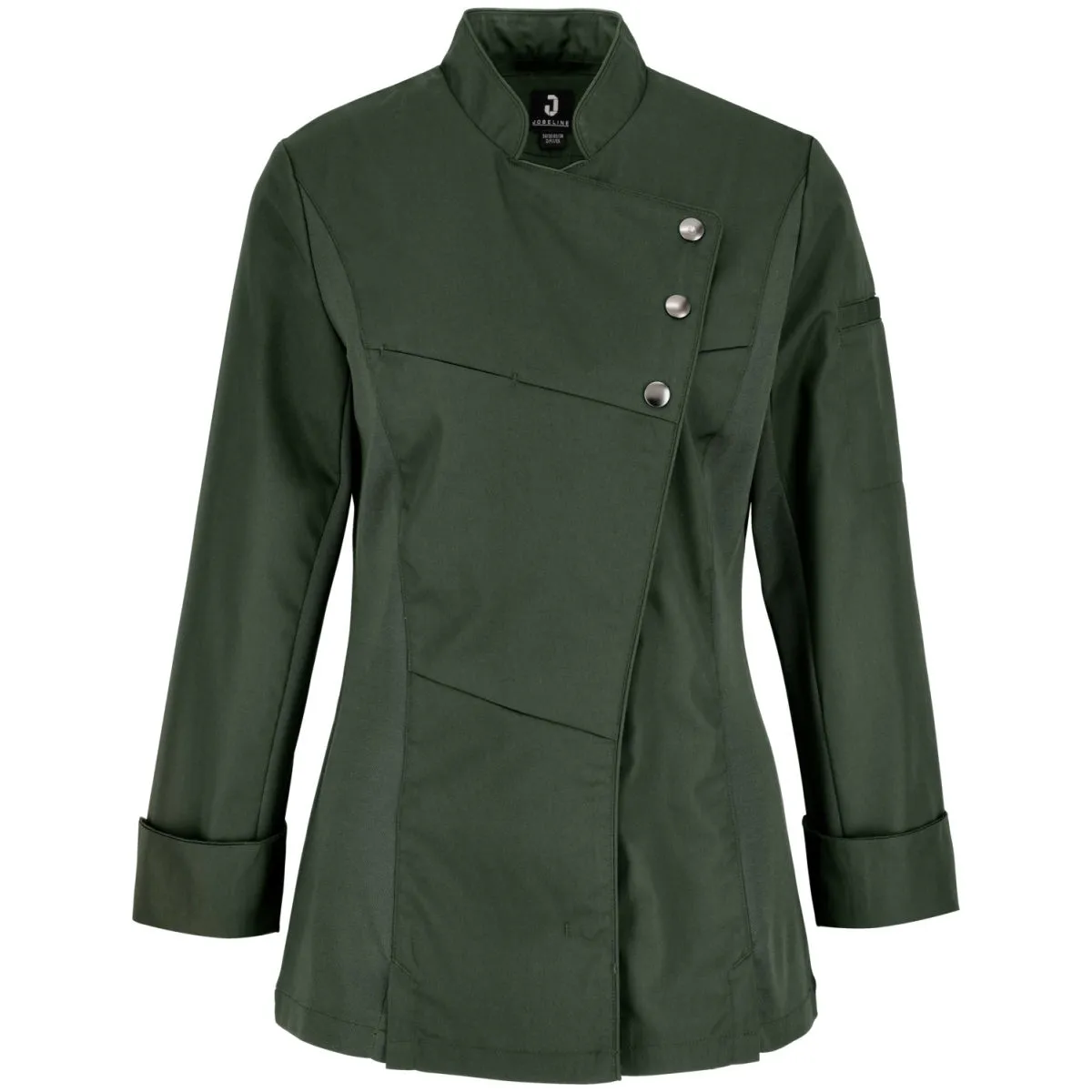 JOBELINE Giacca da cuoca Lewis maniche lunghe; Taglia 50; verde scuro - immagine 1