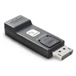Connettore video Displayport Dp 1.2 To Hdmi 4K 30Hz Black IADAP DSP 2124K3 - immagine 1