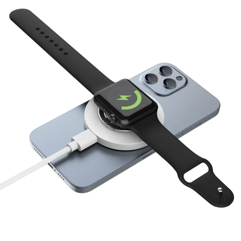 Muvit For Change Caricatore wireless Magsafe+iwatch+airpods da 15 W con supporto e cavo di tipo C incluso - immagine 1