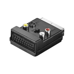Connettore video Scart Adapter in Out Black IADAP SCART 312 - immagine 1