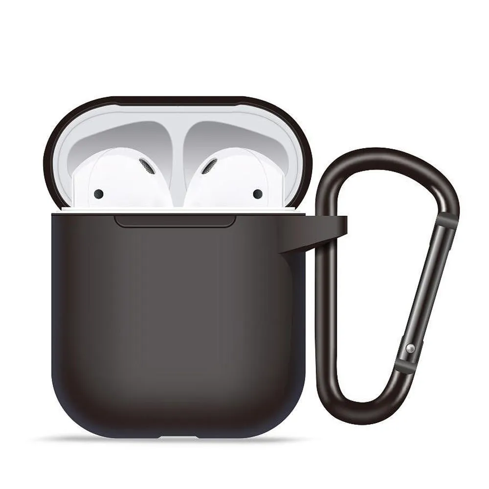 Custodia Blueo Liquid per Apple AirPods Gen 1, Nera - immagine 1