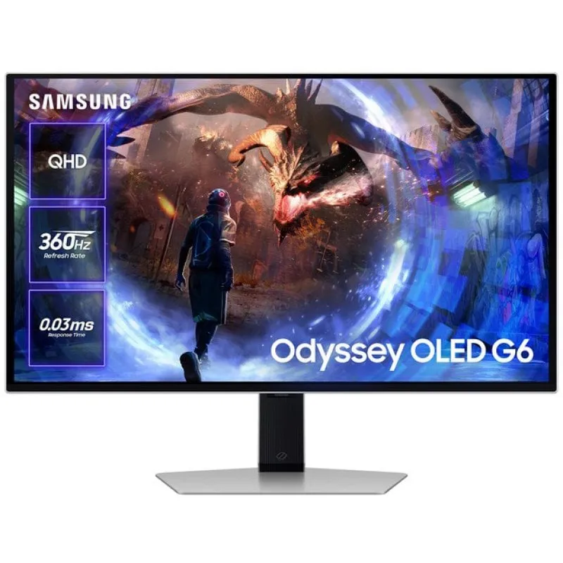 Samsung Odyssey OLED G6 LS27DG602SUXEN 27" OLED QHD 360Hz FreeSync Premium Pro - immagine 1