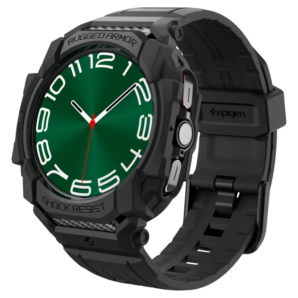 Custodia Spigen Rugged Armor Pro per Samsung Galaxy Watch Ultra, Nera ACS08427 - immagine 1