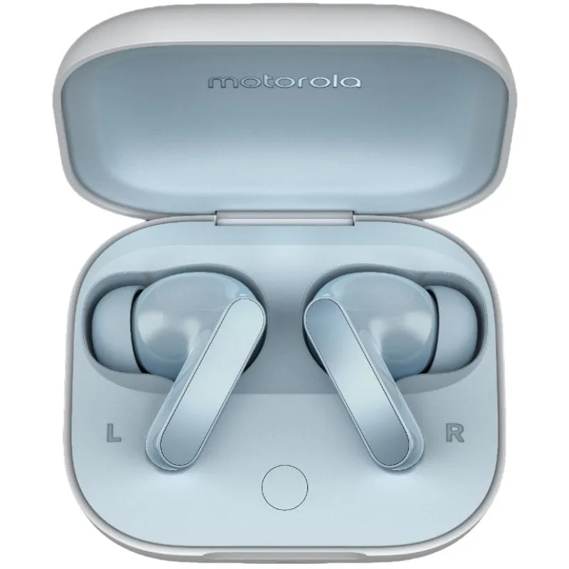 Auricolari Wireless Motorola Moto Buds Illusion Blue con Custodia di Ricarica Azzurro - immagine 1