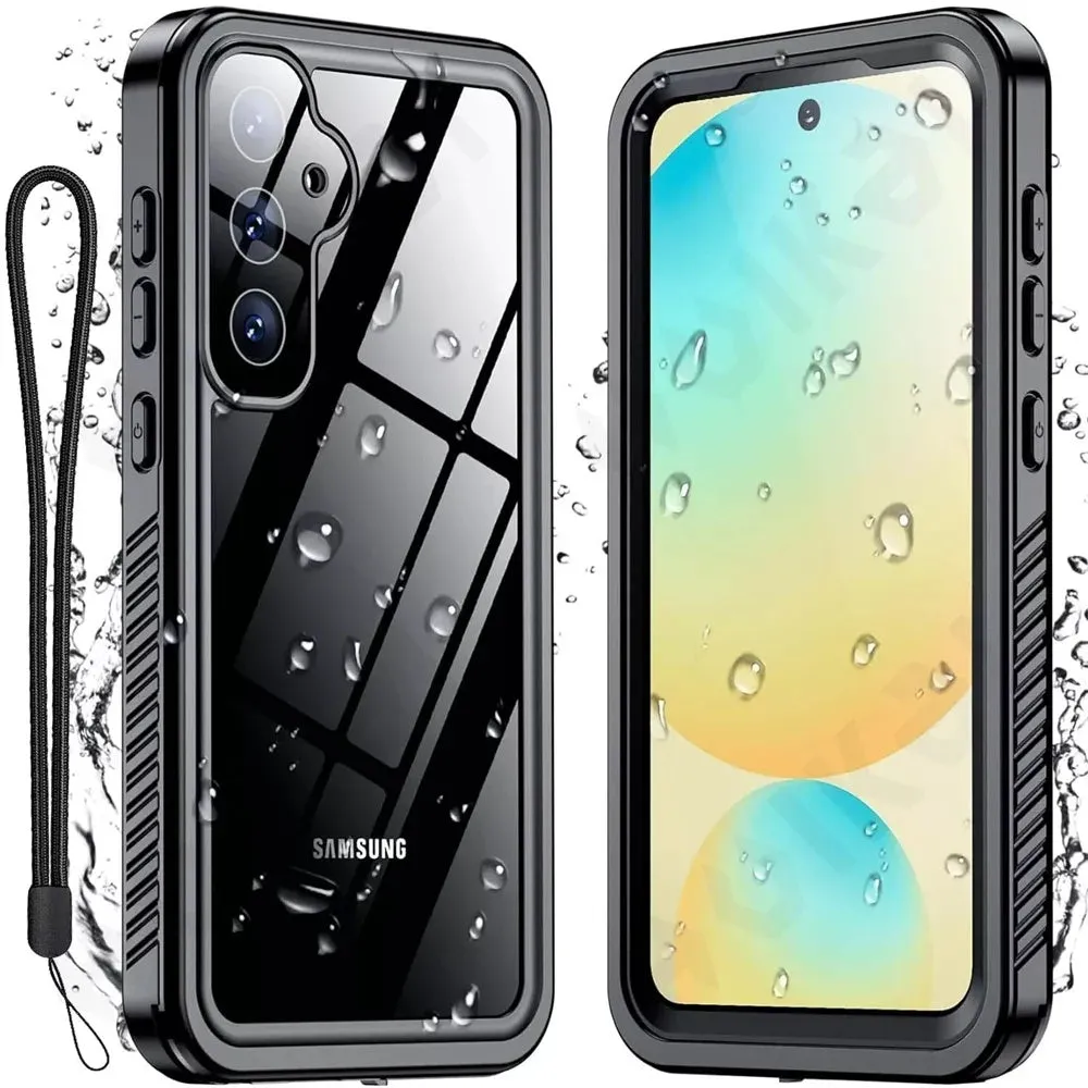 Custodia Waterproof per Samsung Galaxy S25 S931, ShellBox, Nera - immagine 1