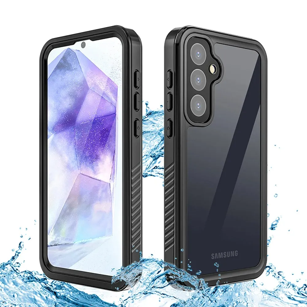 Custodia Waterproof per Samsung Galaxy A55 5G A556, ShellBox, Nera - immagine 1