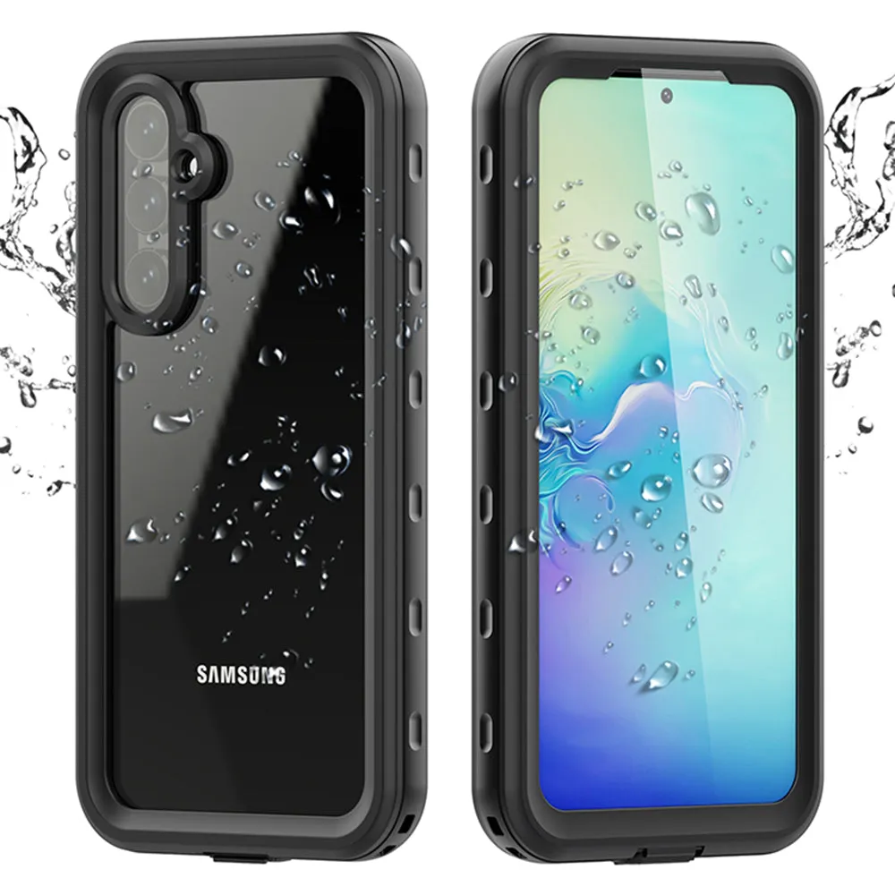 Custodia Waterproof per Samsung Galaxy A54 A546, ShellBox, Nera - immagine 1
