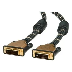 Cavo DVI TOP Dual link Black e Bronze 2m 11 04 5512 - immagine 1