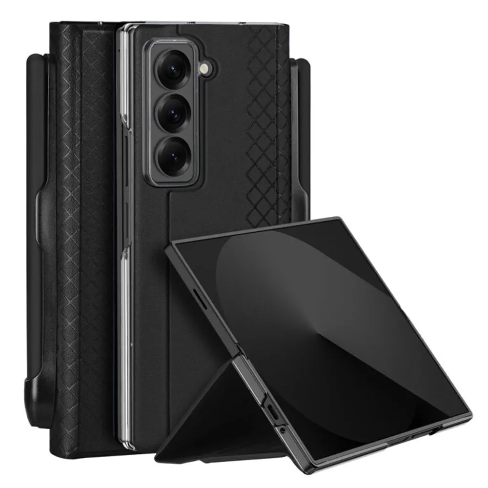 Custodia per Samsung Galaxy Z Fold Special, DUX DUCIS, Bril con portapenne, Nera - immagine 1