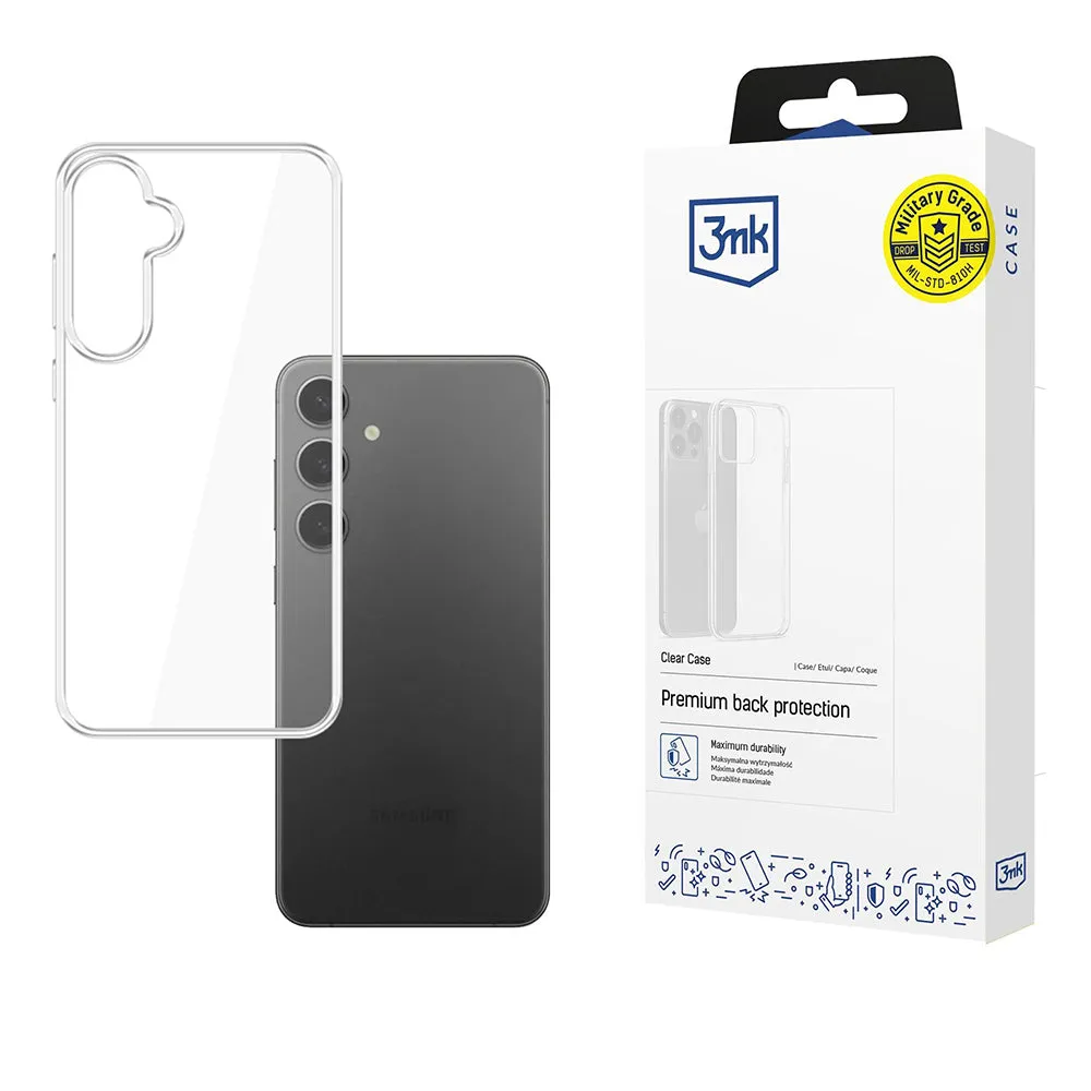 Custodia per Samsung Galaxy S25+ S936, 3MK, Clear, Trasparente - immagine 1