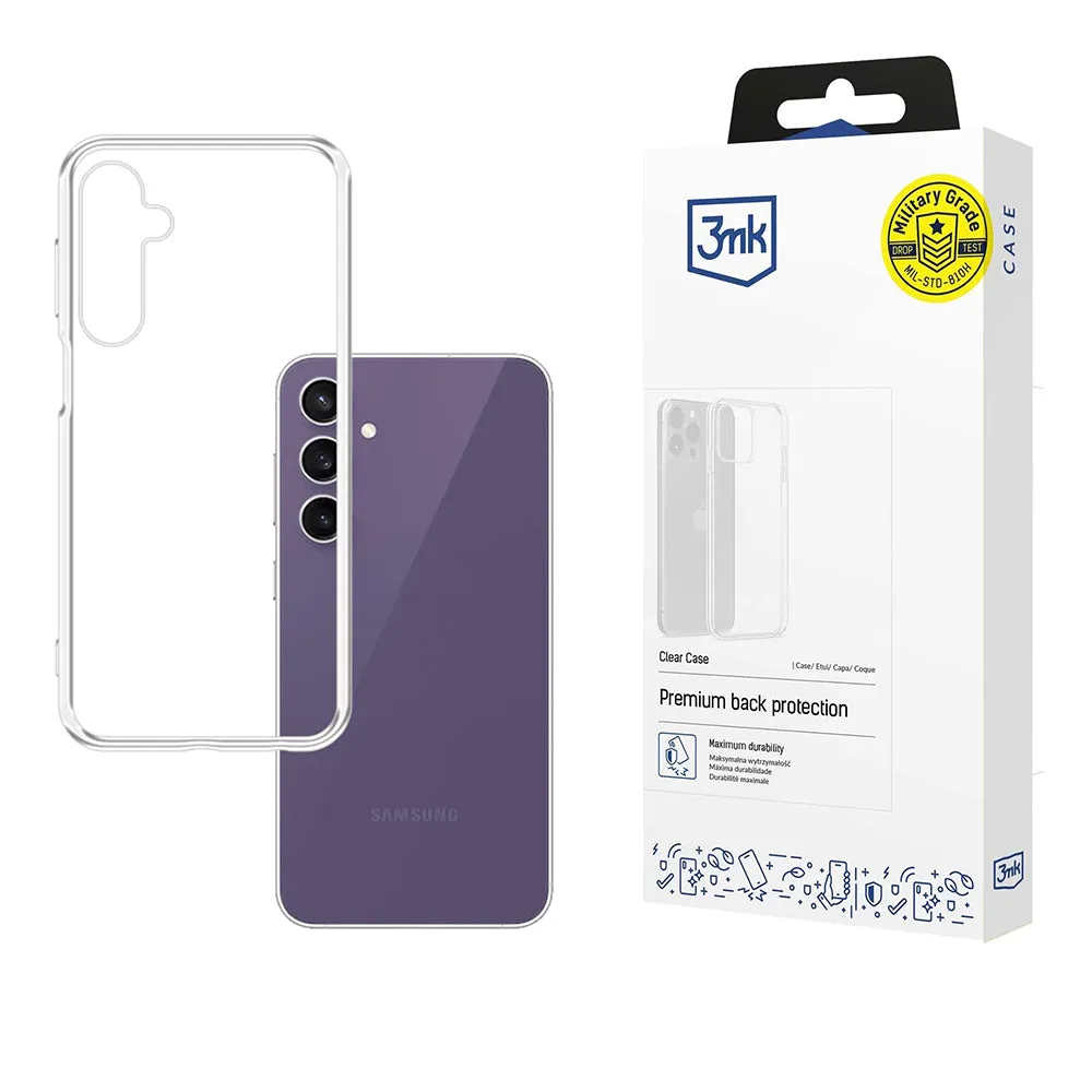 Custodia per Samsung Galaxy S24 FE S721, 3MK, Clear, Trasparente - immagine 1