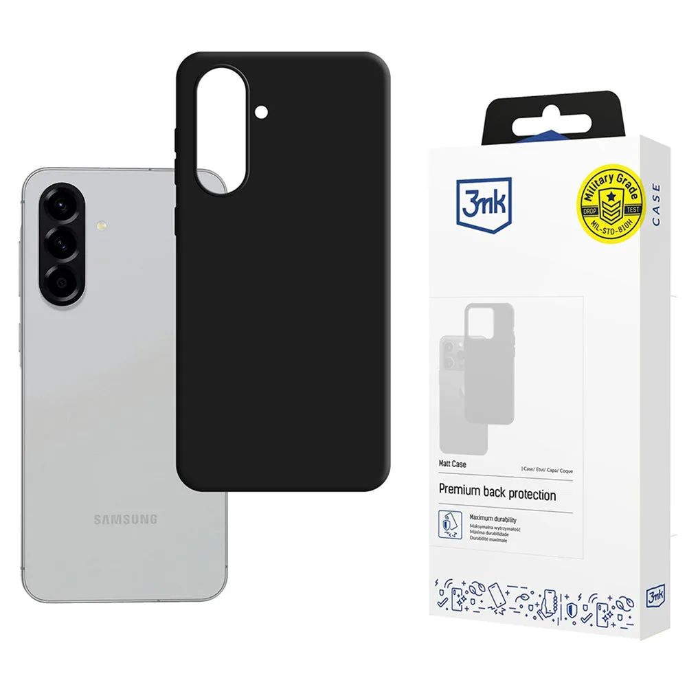 Custodia per Samsung Galaxy A56 A566 / A36 A366, 3MK, Nera Opaca - immagine 1