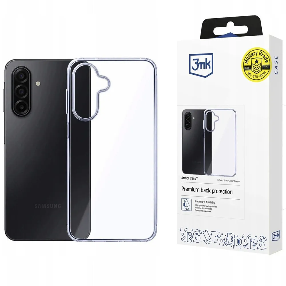 Custodia per Samsung Galaxy A17 4G A175 / A17 5G A176, 3MK, Armor, Trasparente - immagine 1