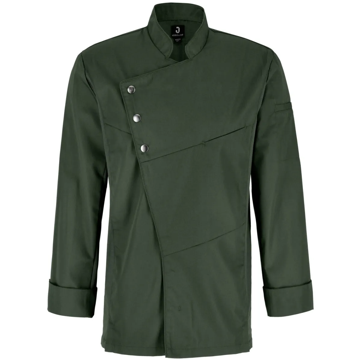 JOBELINE Giacca da cuoco Lewis maniche lunghe; Taglia 58; verde scuro - immagine 1