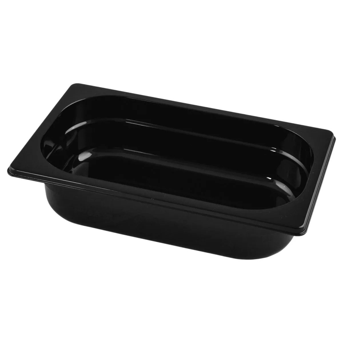 VEGA Contenitore gastronorm 1/4 Nero; GN 1/4, 1.5 l, 26.4x16.2x6.5 cm (LxLxP); nero - immagine 1