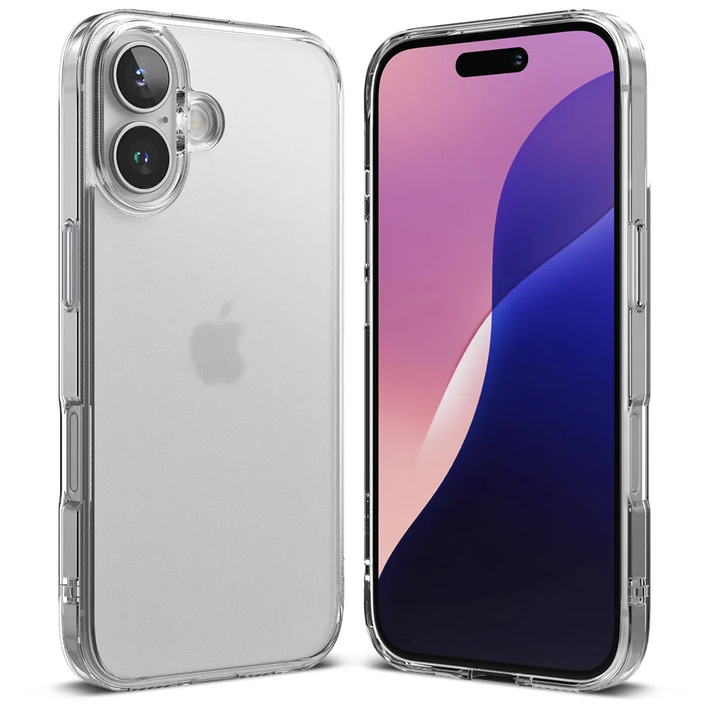Custodia per Apple iPhone 16 Plus, Ringke, Fusion, Trasparente Opaca - immagine 1