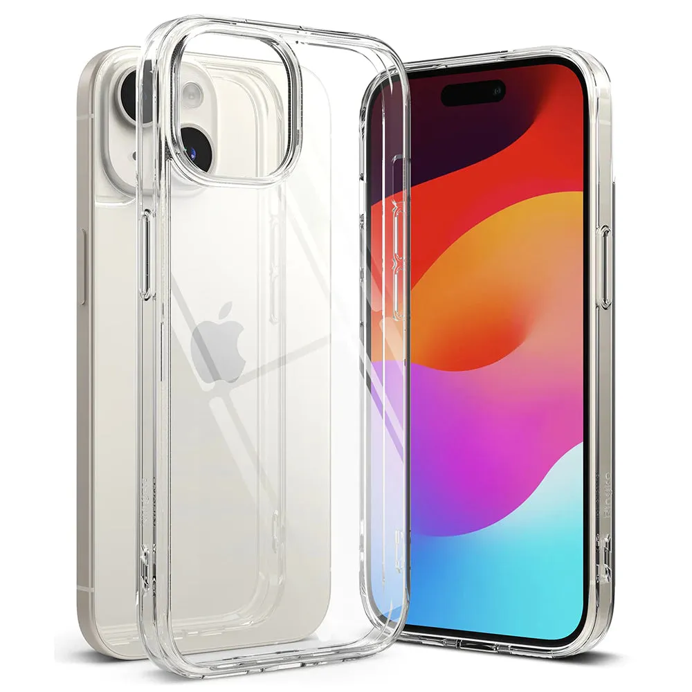 Custodia per Apple iPhone 15, Ringke, Fusion, Trasparente - immagine 1