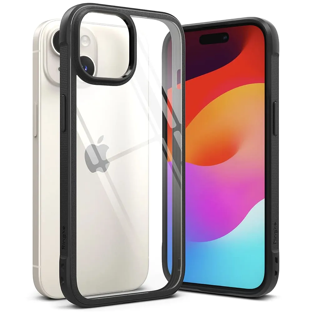 Custodia per Apple iPhone 15 Plus, Ringke, Fusion Bold, Nera - immagine 1