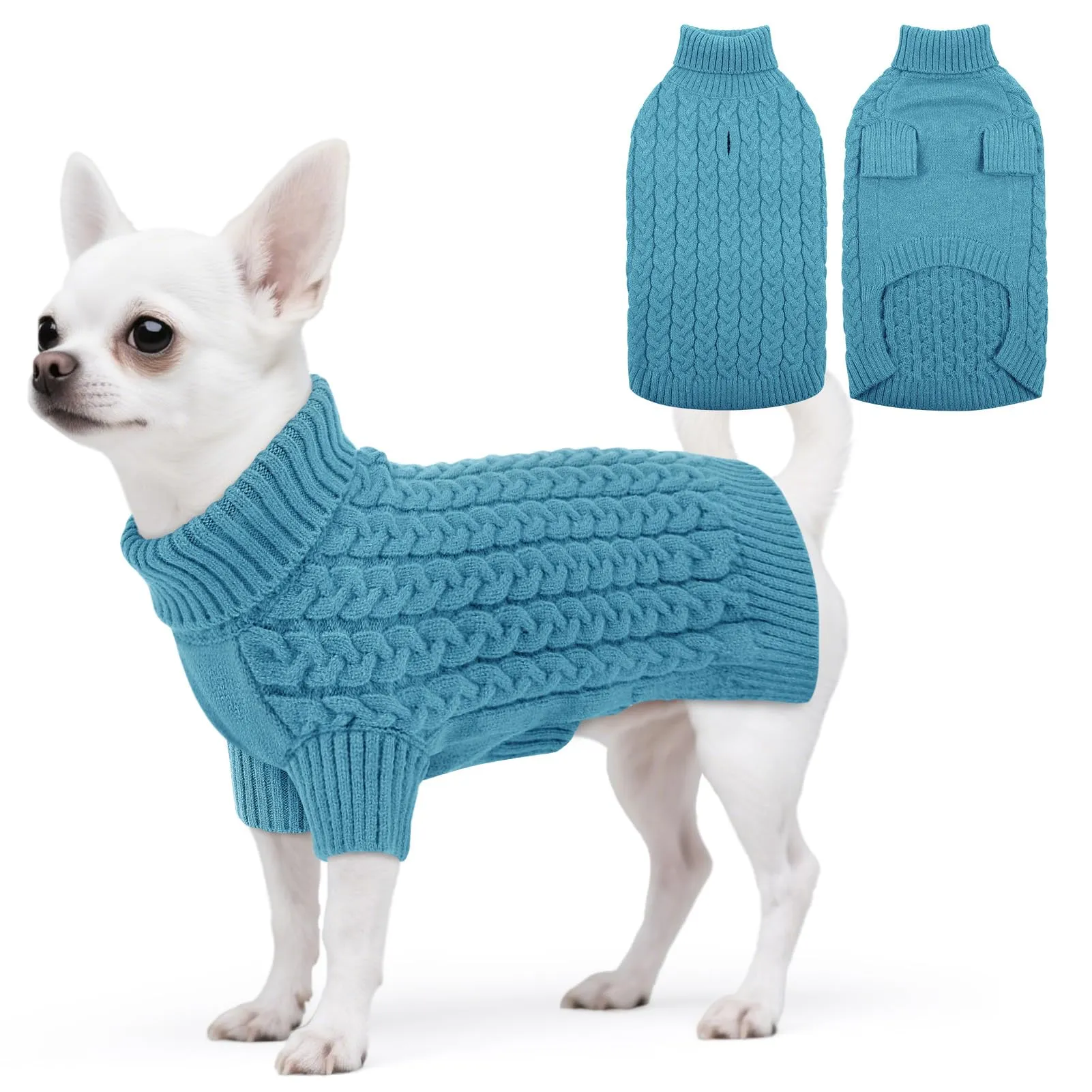 ASENKU Maglione Cane XS per Cane Taglia Piccola per Chihuahua,Yorkshire - immagine 1