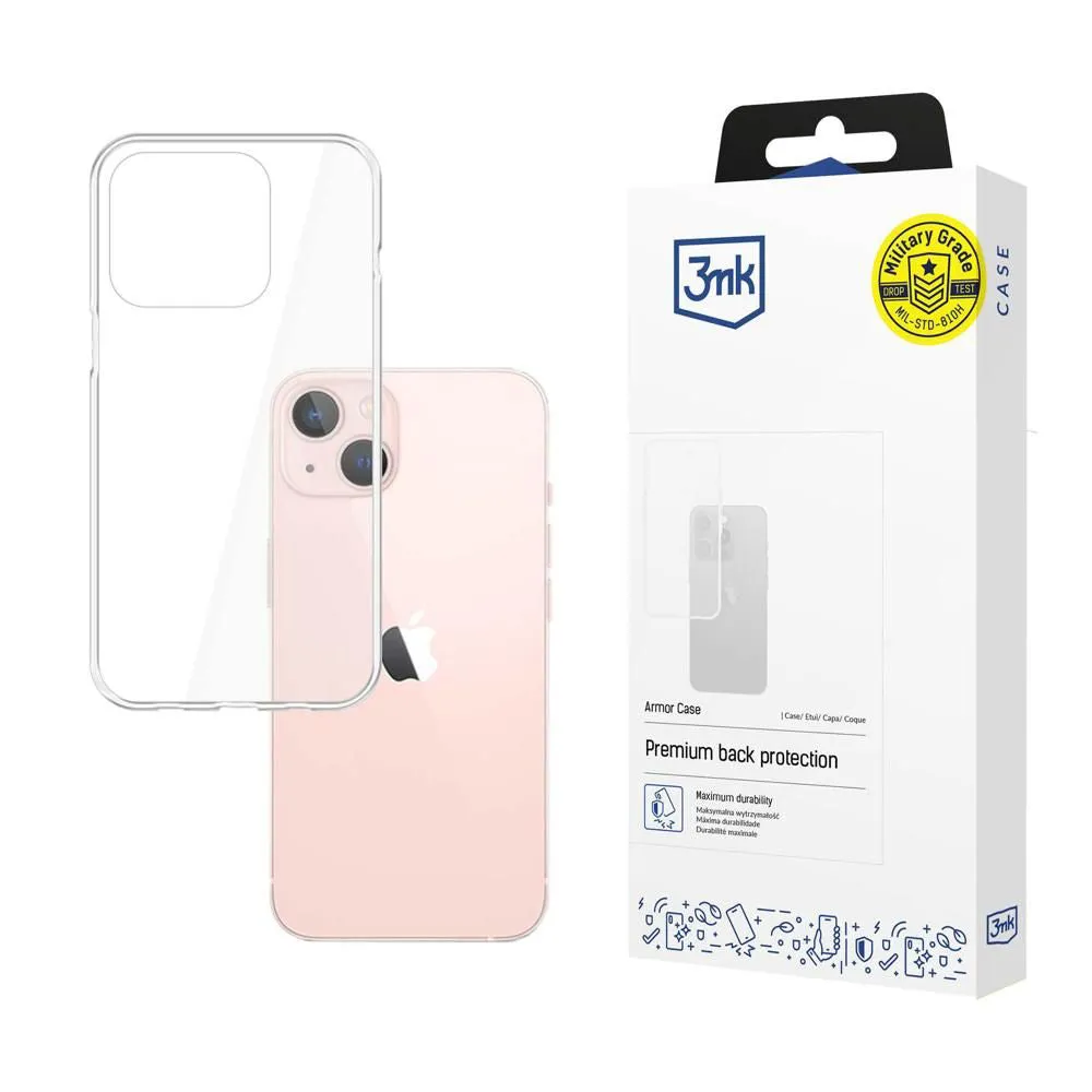 Custodia per Apple iPhone 14, 3MK, Armor, Trasparente - immagine 1