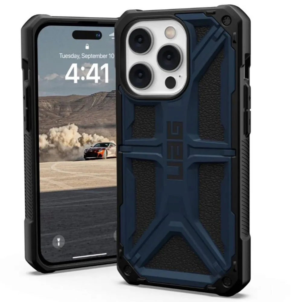 Custodia per Apple iPhone 14 Pro, Urban Armor Gear, Monarch, Blu Navy - immagine 1