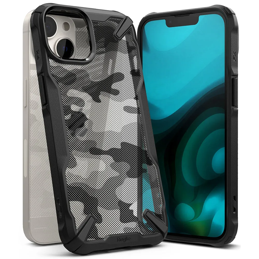 Custodia per Apple iPhone 14 Plus, Ringke, Fusion X Design, Camouflage - immagine 1