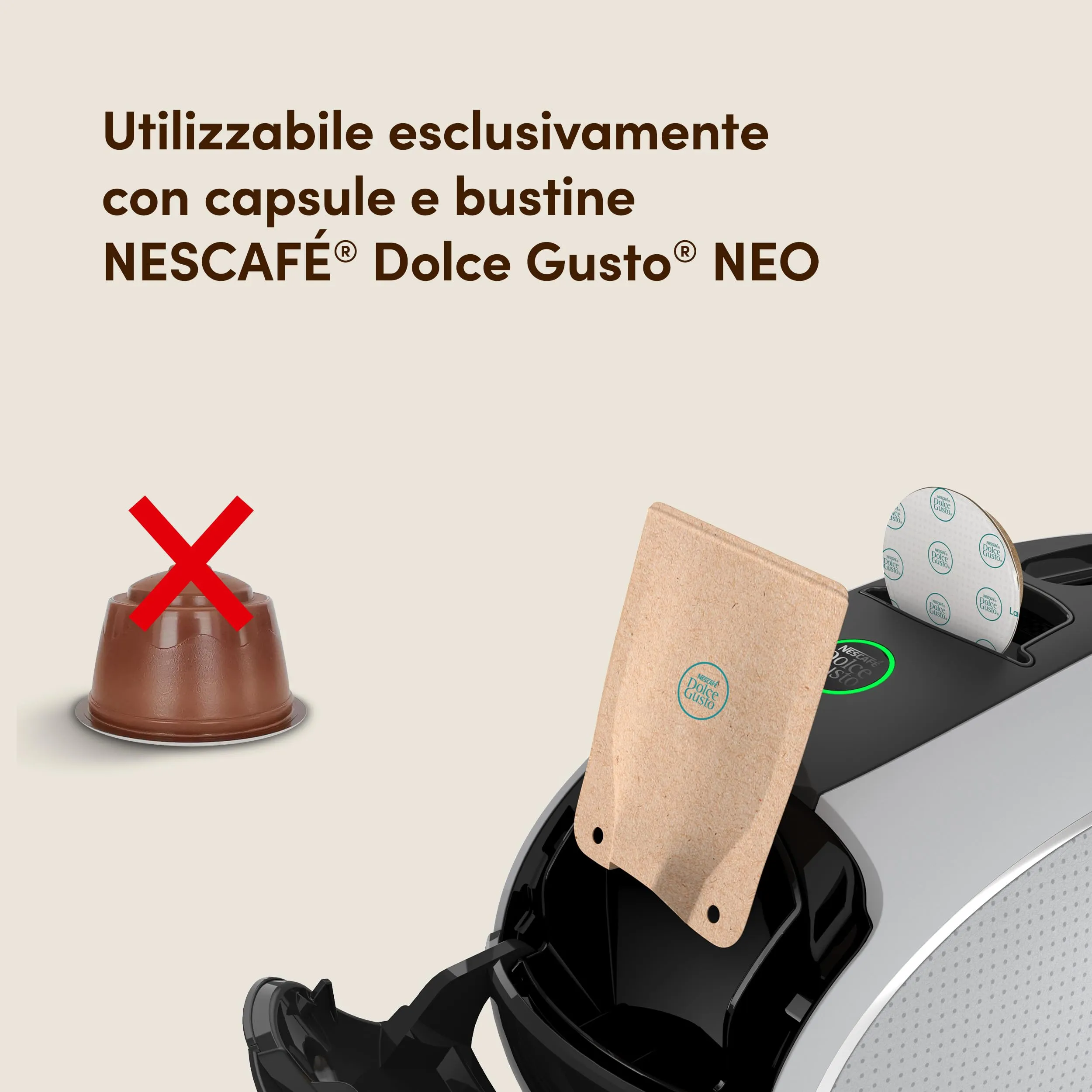 NESCAFÉ DOLCE GUSTO NEO Latte, Macchina caffè e bevande, De'Longhi - immagine 8