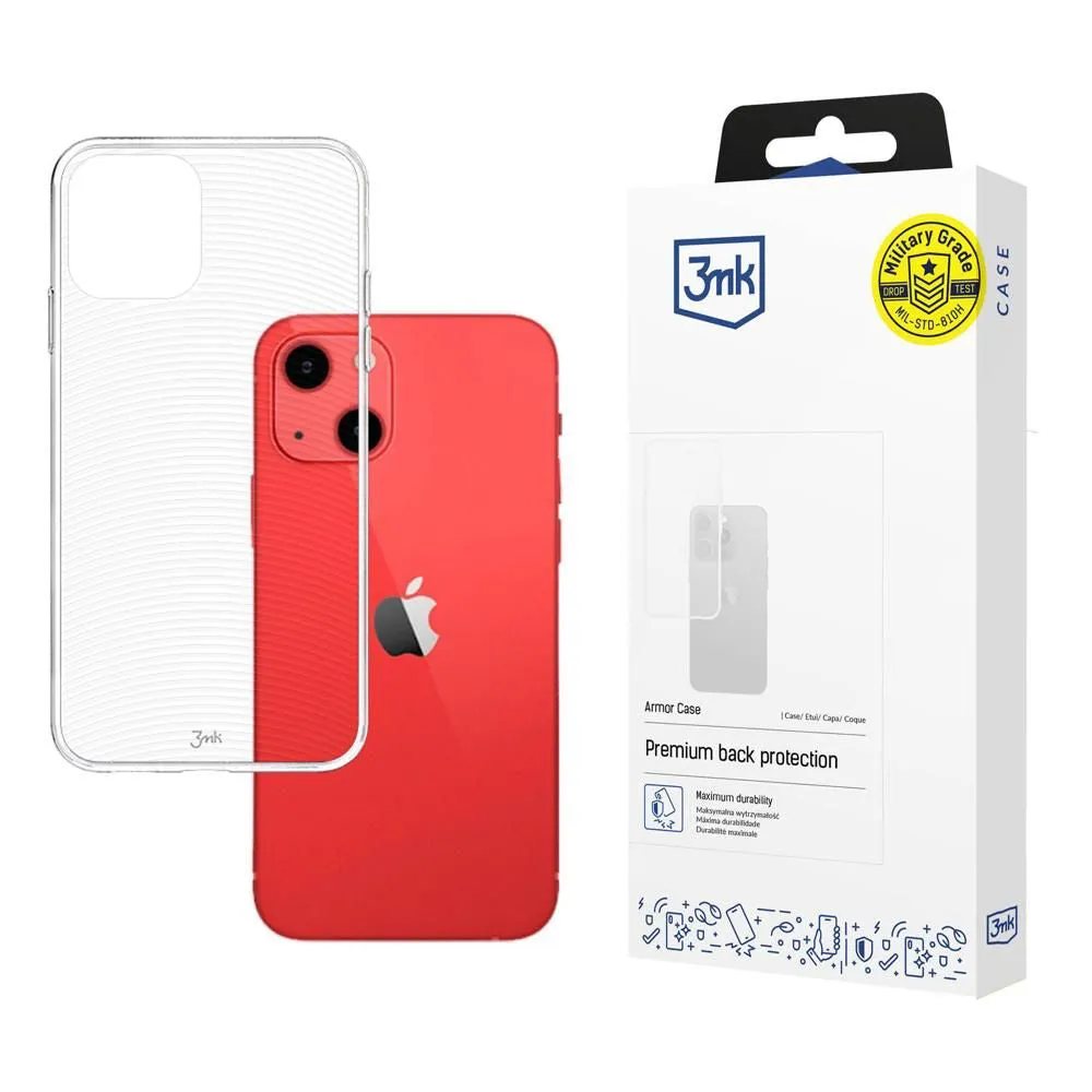Custodia per Apple iPhone 13, 3MK, Armor, Trasparente - immagine 1