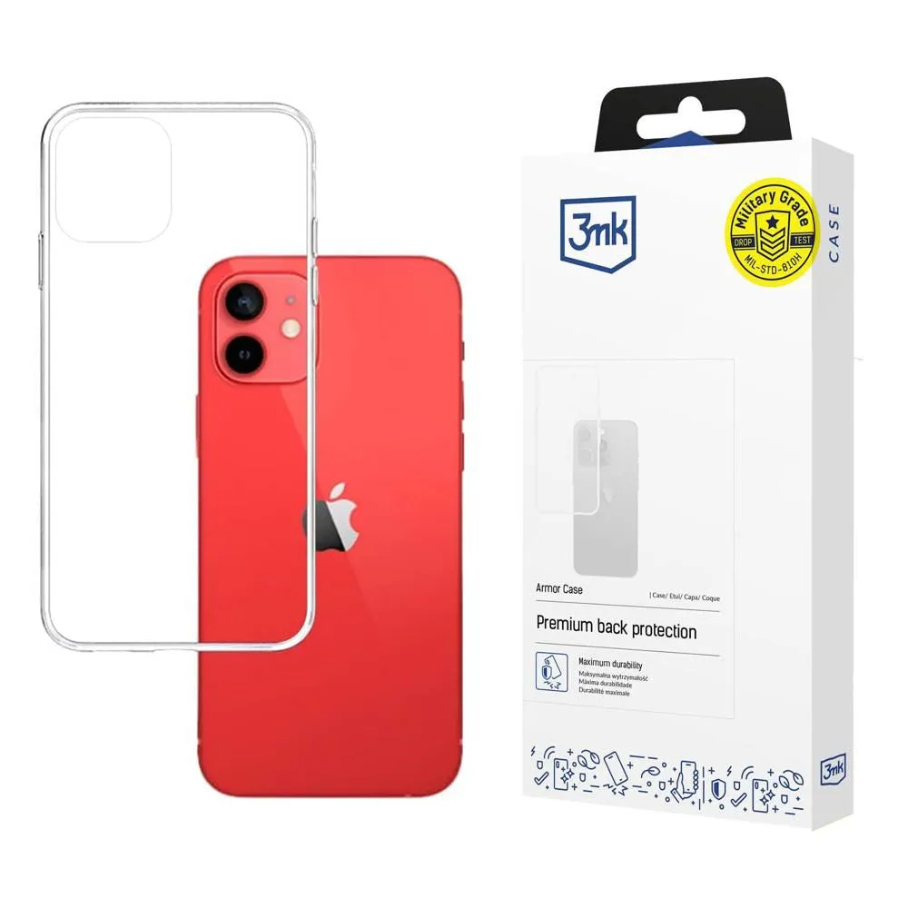 Custodia per Apple iPhone 12 / 12 Pro, 3MK, Armor, Trasparente - immagine 1