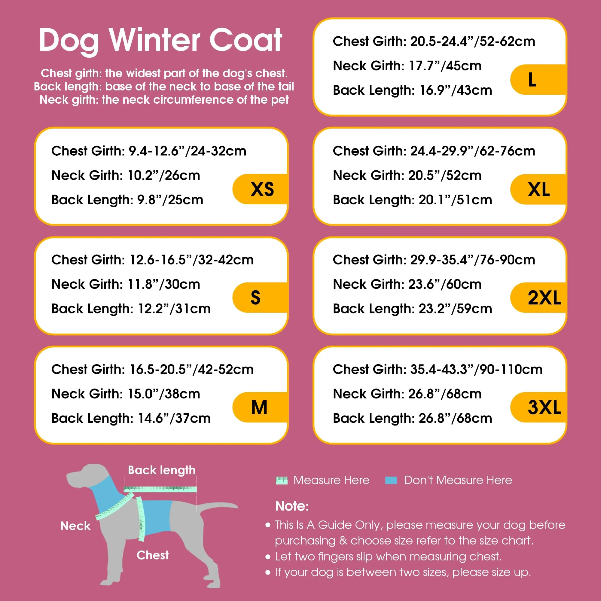 ASENKU Cappotto Invernale Cane M per Taglia Media, Giacca Impermeabile Antivento Riflettente, Fodera in Pile Calda, Velcro Regolabile, Apertura Collare – Per Beagle, Bassotto, Cavalier King - immagine 4