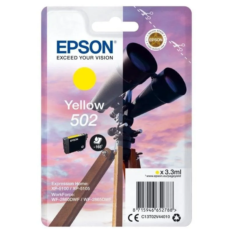 Inchiostro Epson Singlepack Giallo 502 - immagine 1