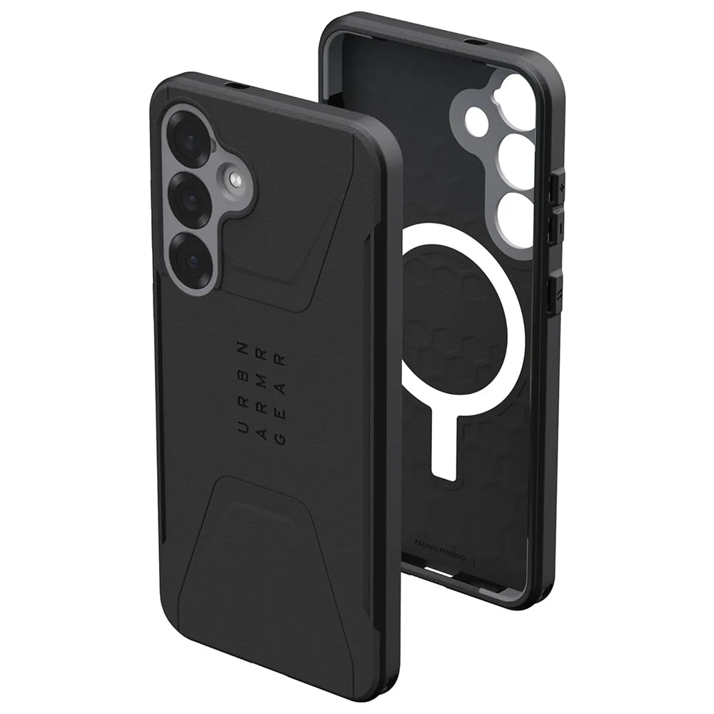 Custodia MagSafe per Samsung Galaxy S25+ S936, Urban Armor Gear, Civilian Pro, Nera - immagine 1
