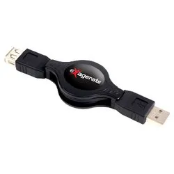Cavo USB Retrattile con 4 Adattatori Black 1,2m XRCU2 - immagine 1