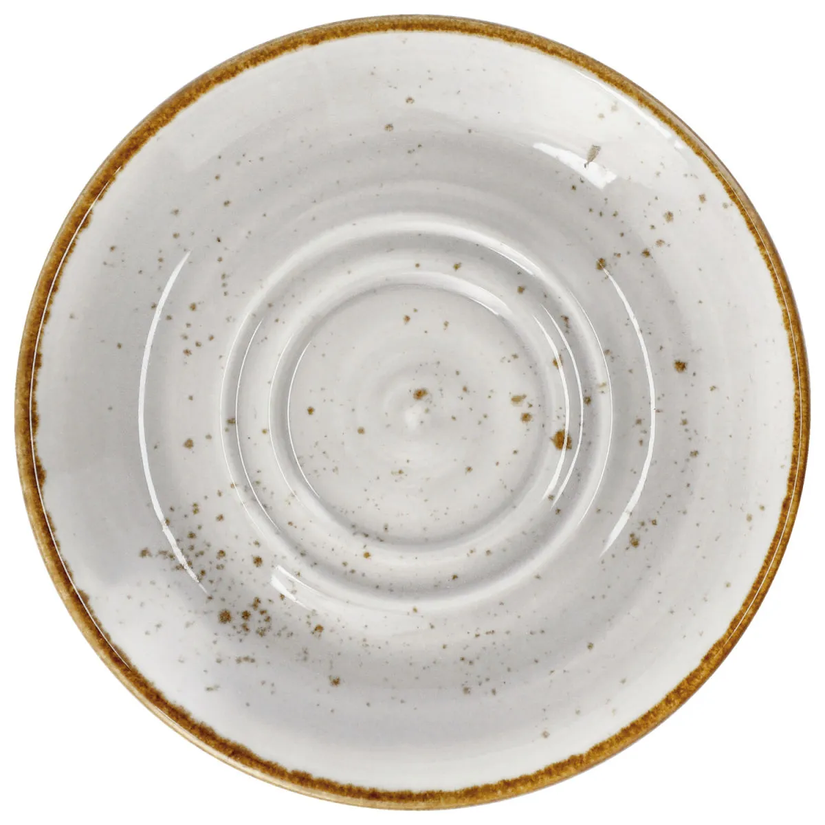 6x VEGA Piattino sottotazza combinabile Nebro; 15x2 cm (ØxH); grigio chiaro; 6 pz. / Pacco - immagine 1