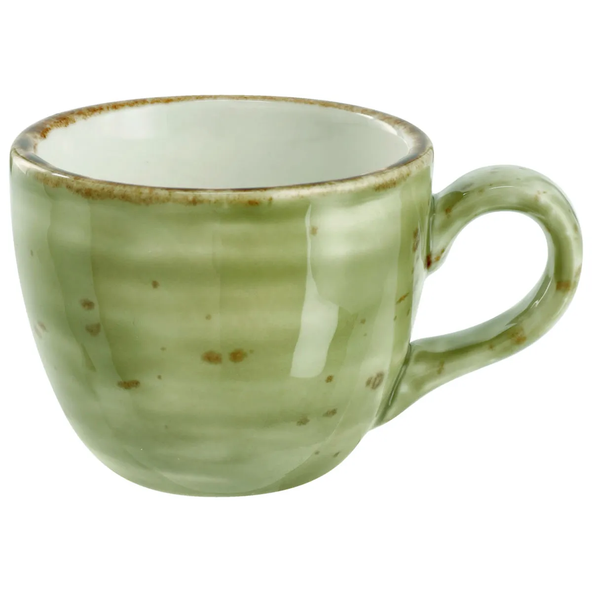 6x VEGA Tazzina caffè Nebro; 100 ml, 6.2x5.4 cm (ØxH); verde chiaro; 6 pz. / Pacco - immagine 1