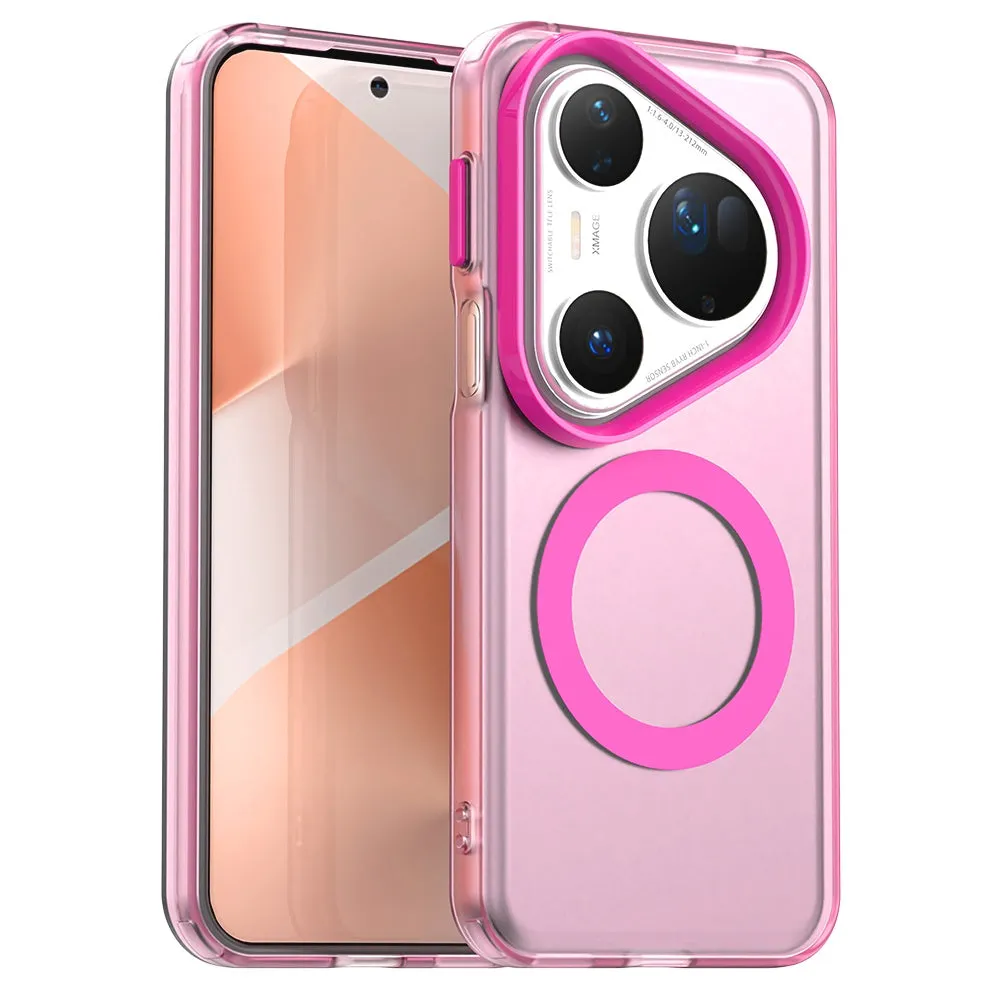 Custodia MagSafe per Huawei Pura 80 Ultra, Techsuit, CandyCase, Rosa - immagine 1
