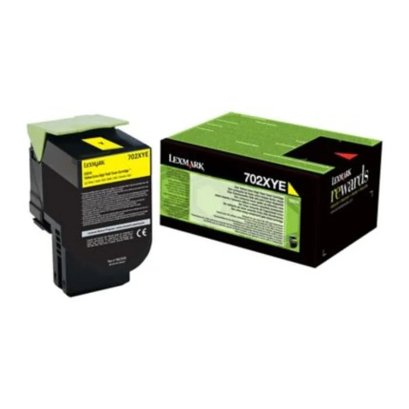 Cartuccia toner Lexmark 702XY 1 pezzo(i) Originale Giallo - immagine 1
