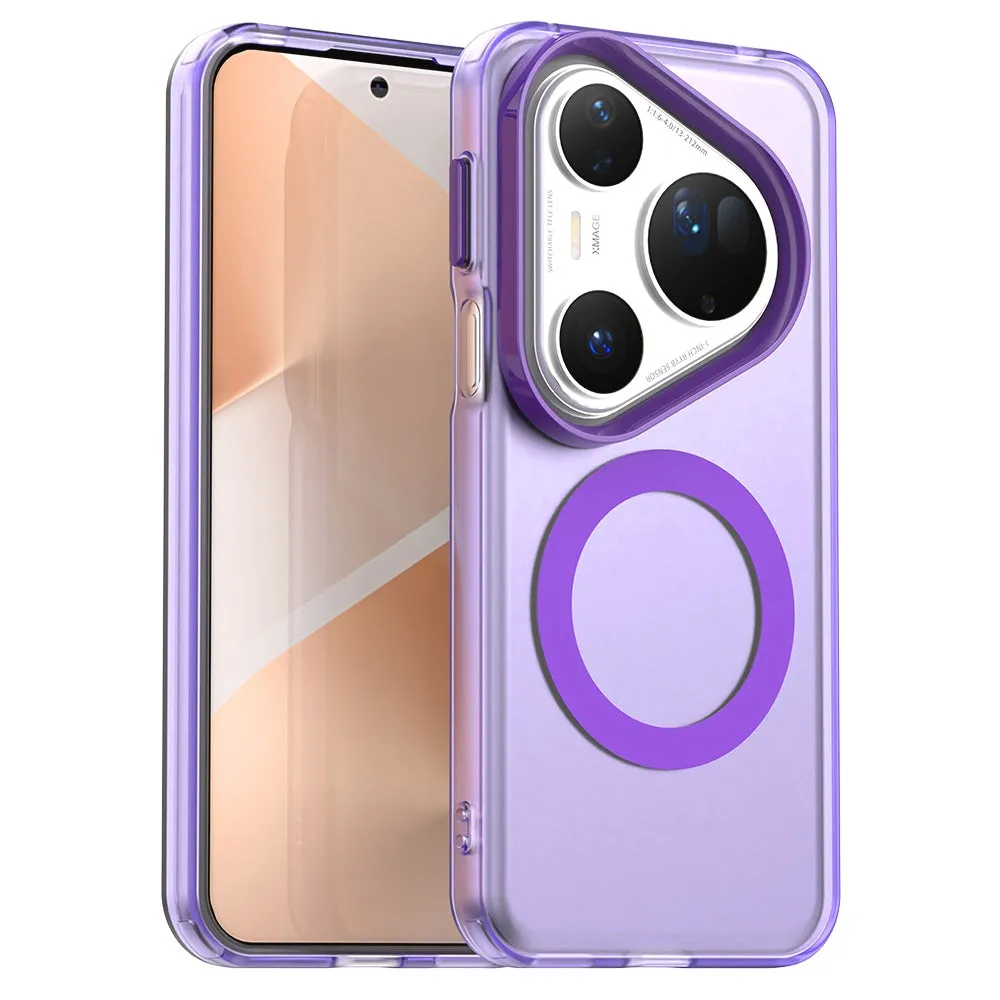 Custodia MagSafe per Huawei Pura 80 Ultra, Techsuit, CandyCase, Viola - immagine 1