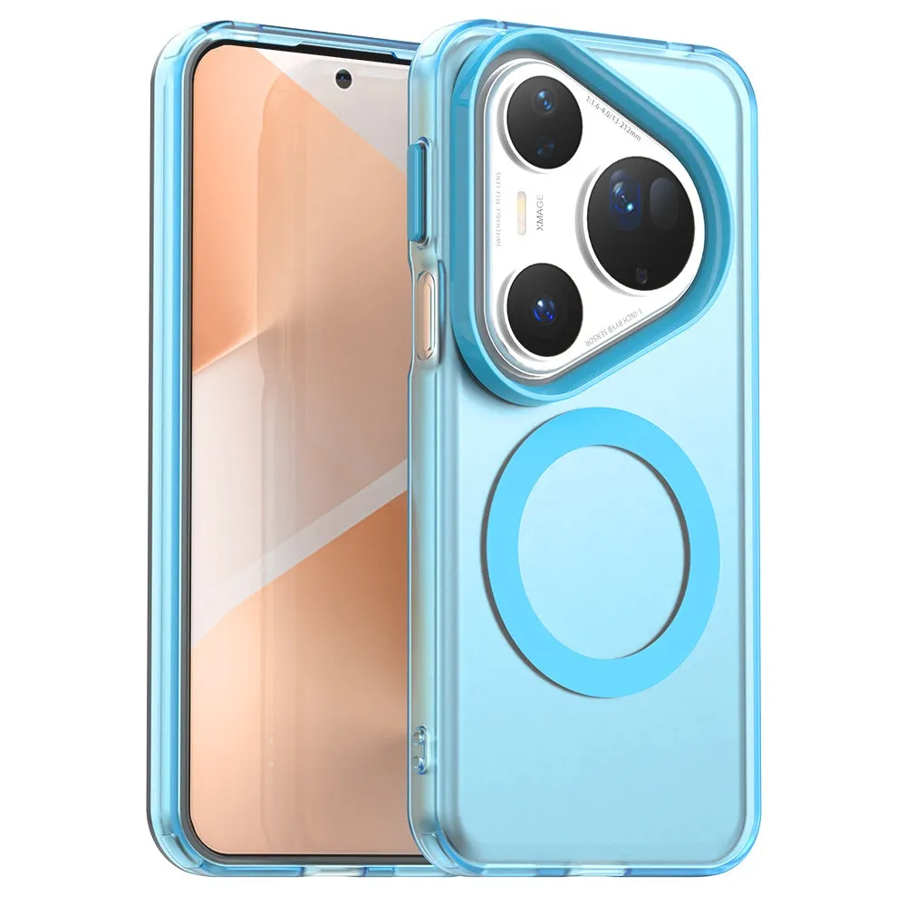 Custodia MagSafe per Huawei Pura 80 Ultra, Techsuit, CandyCase, Blu - immagine 1