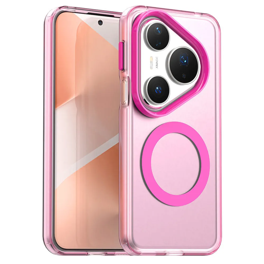 Custodia MagSafe per Huawei Pura 80 Pro, Techsuit, CandyCase, Rosa - immagine 1