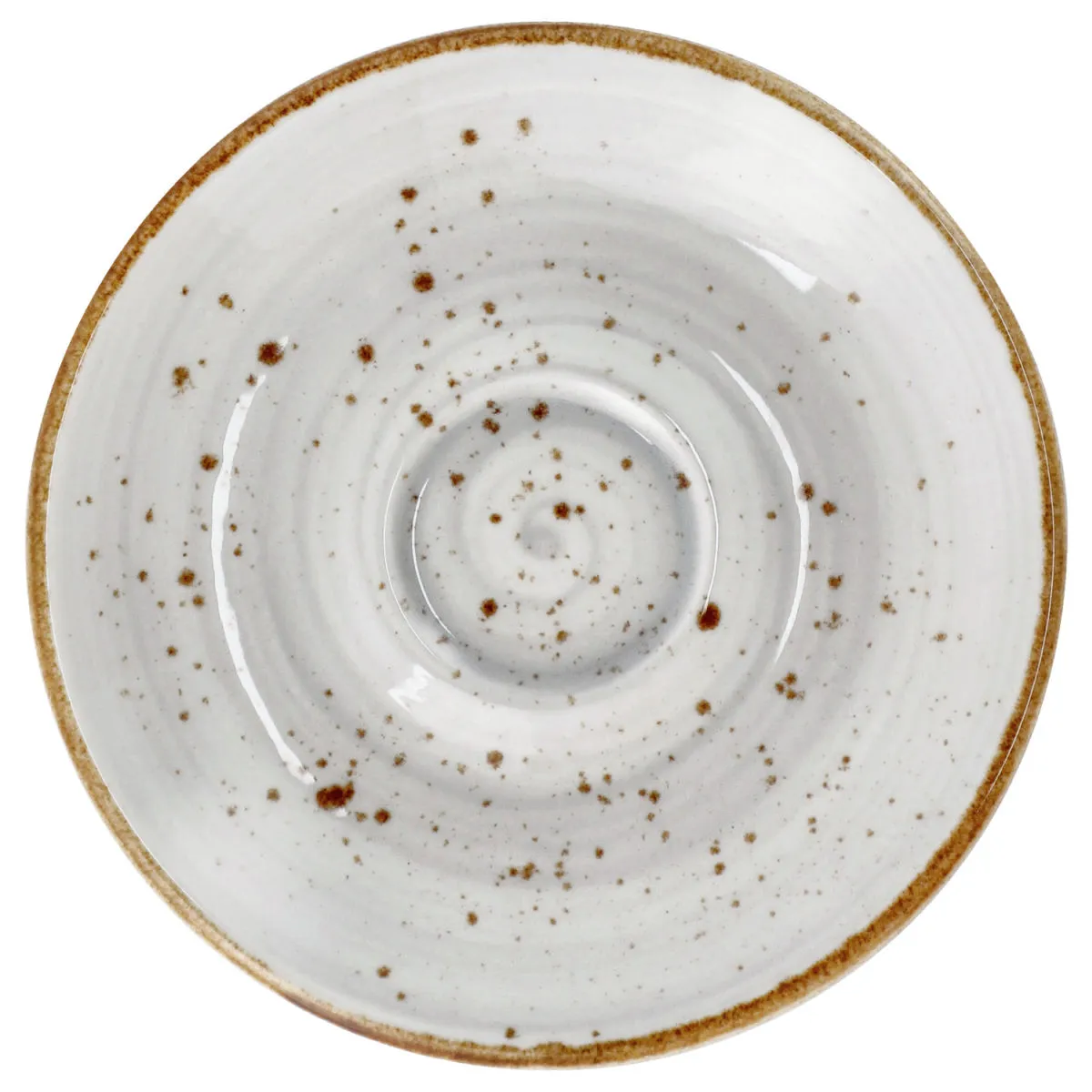 6x VEGA Piattino per tazzina caffè Nebro; 12.5x1.5 cm (ØxH); grigio chiaro; 6 pz. / Pacco - immagine 1
