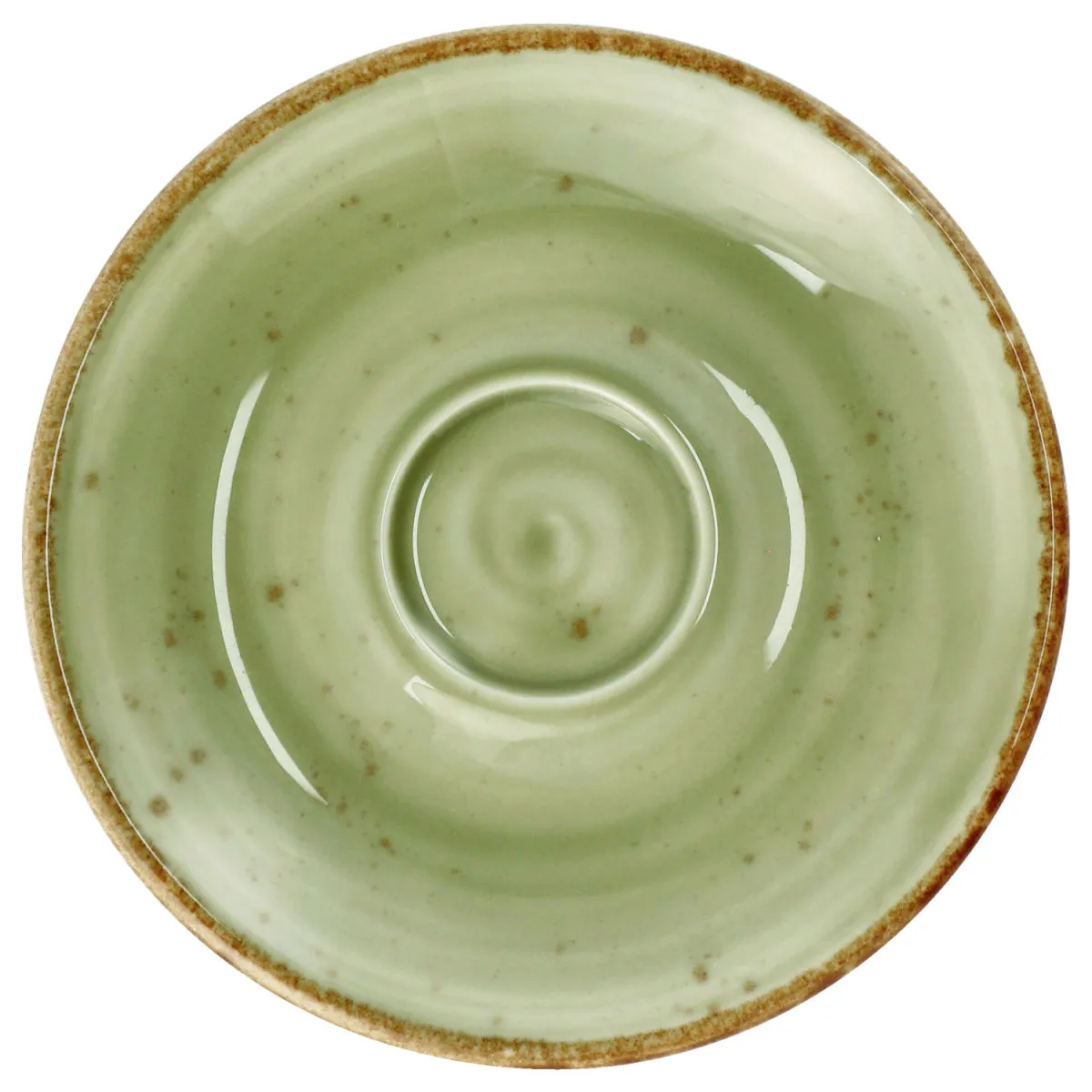 6x VEGA Piattino per tazzina caffè Nebro; 12.5x1.5 cm (ØxH); verde chiaro; 6 pz. / Pacco - immagine 1
